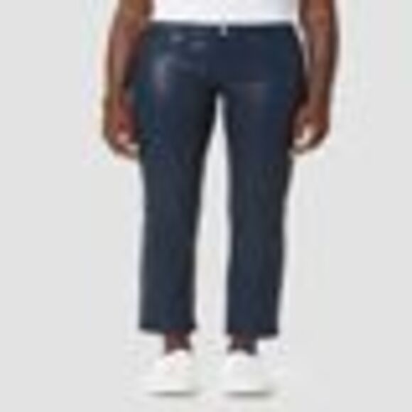 Hudson Jeans Nico Coated Straight Ankle Jeans In Pageant Blue Coated - - Picture 3 of 3